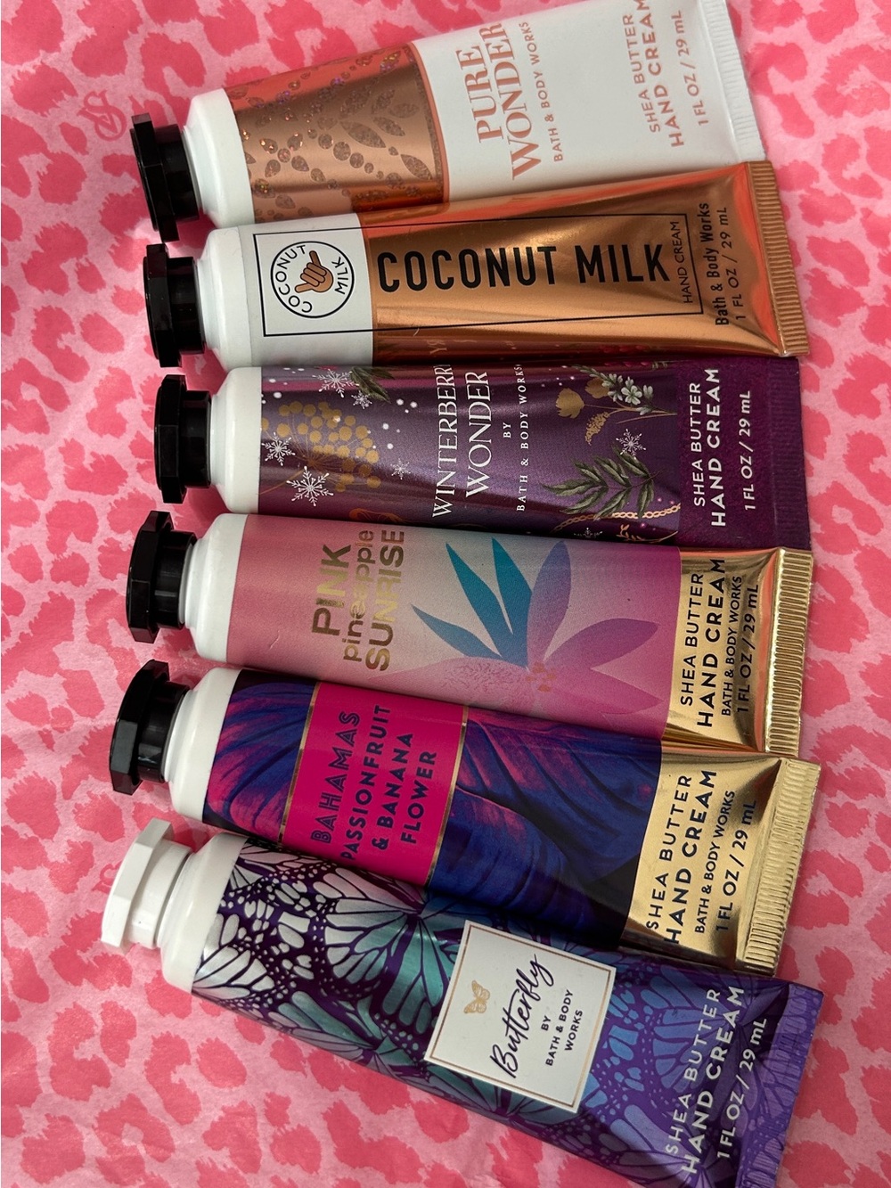 6-Bath & Body Works Assorted Hand creams
